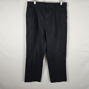 Nordstrom Chino Pants Men's 34 x 34 *** Dk Blue Straight Smartcare Wrinkle Free